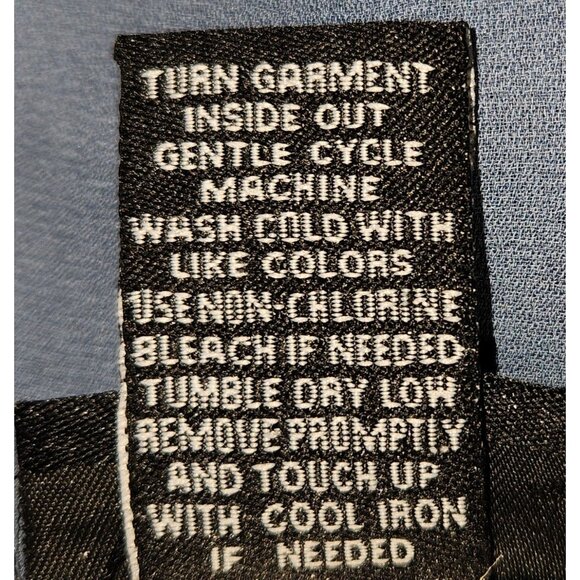 Torrid 3 3X Blue Georgette Sleeveless Floral Embroidered Shark Bite Blouse Boho - Picture 6 of 7